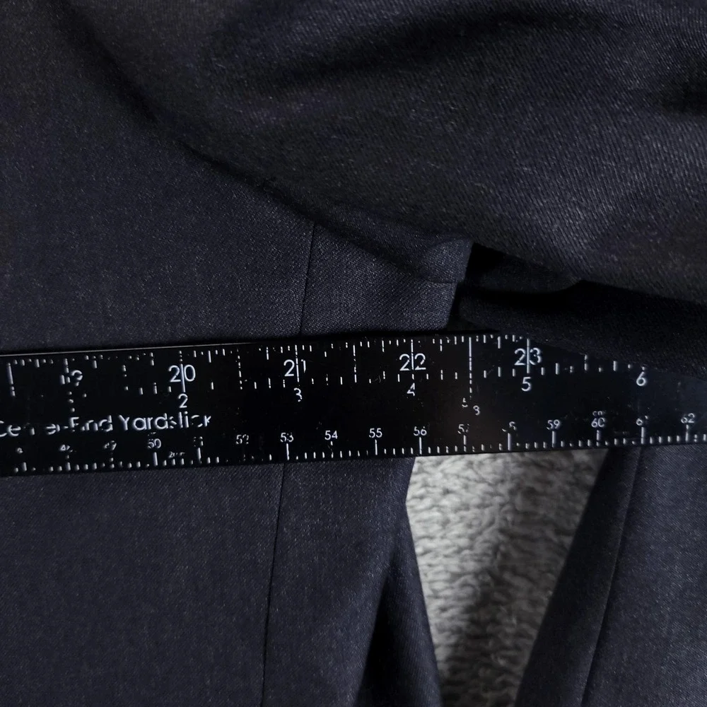 Hugo Boss Suit Jacket Mens 46R Blue Super 100 Wool Made In USA 2 Button